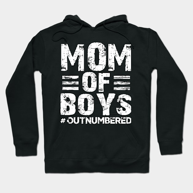 Mom Of Boys Hoodie by Customprint